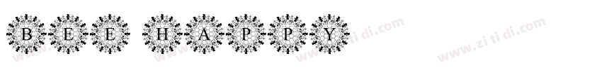 Bee Happy字体转换